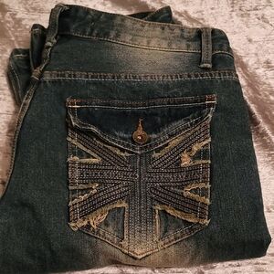 Men's 36 Agile Distressed Denim Jeans